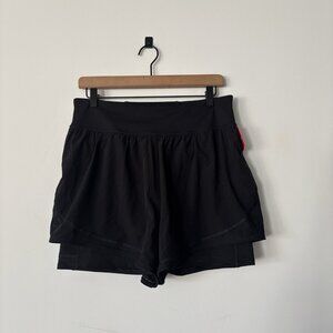 SPANX Get Moving Shorts Black Women's size XL Lined Sporty Gym Workout $72 NWT